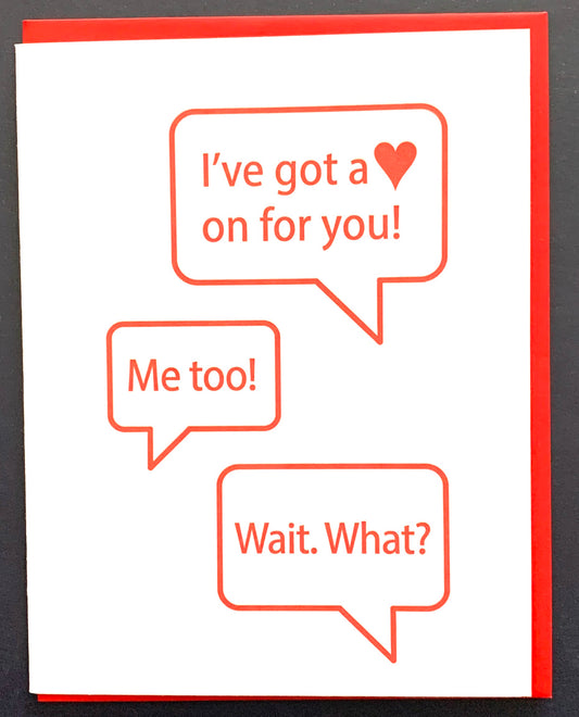 Heart On Text Valentines