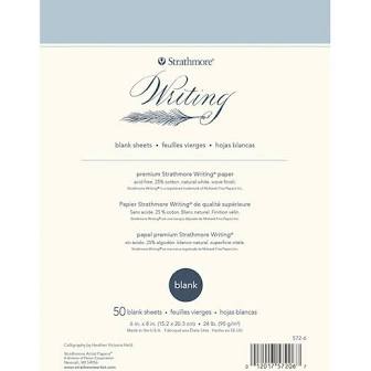 Strathmore Writing Pad - 8.5x11 - Blank